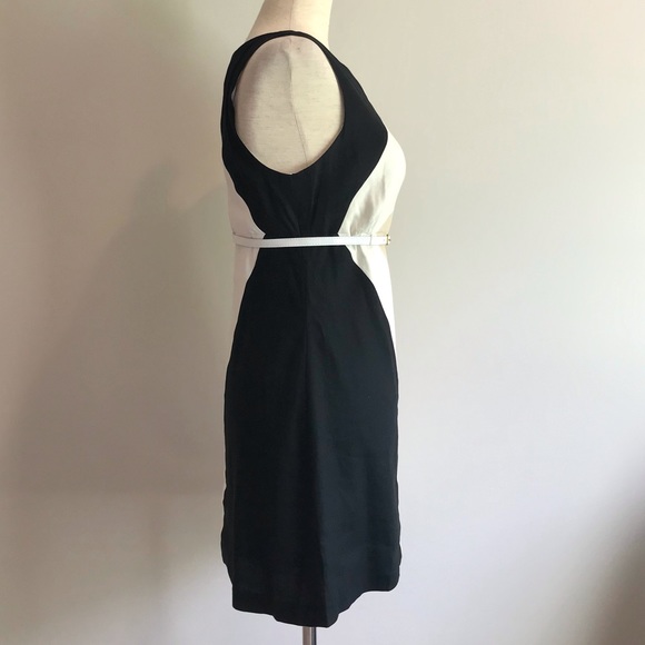 2 pc Color-blocked Bebe Dress, Jacket, Belt - XS/2 - Picture 6 of 9